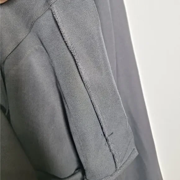 Vintage Lauren Ralph Lauren Silk Shacket Womens Small Black Shirt Jacket Utility